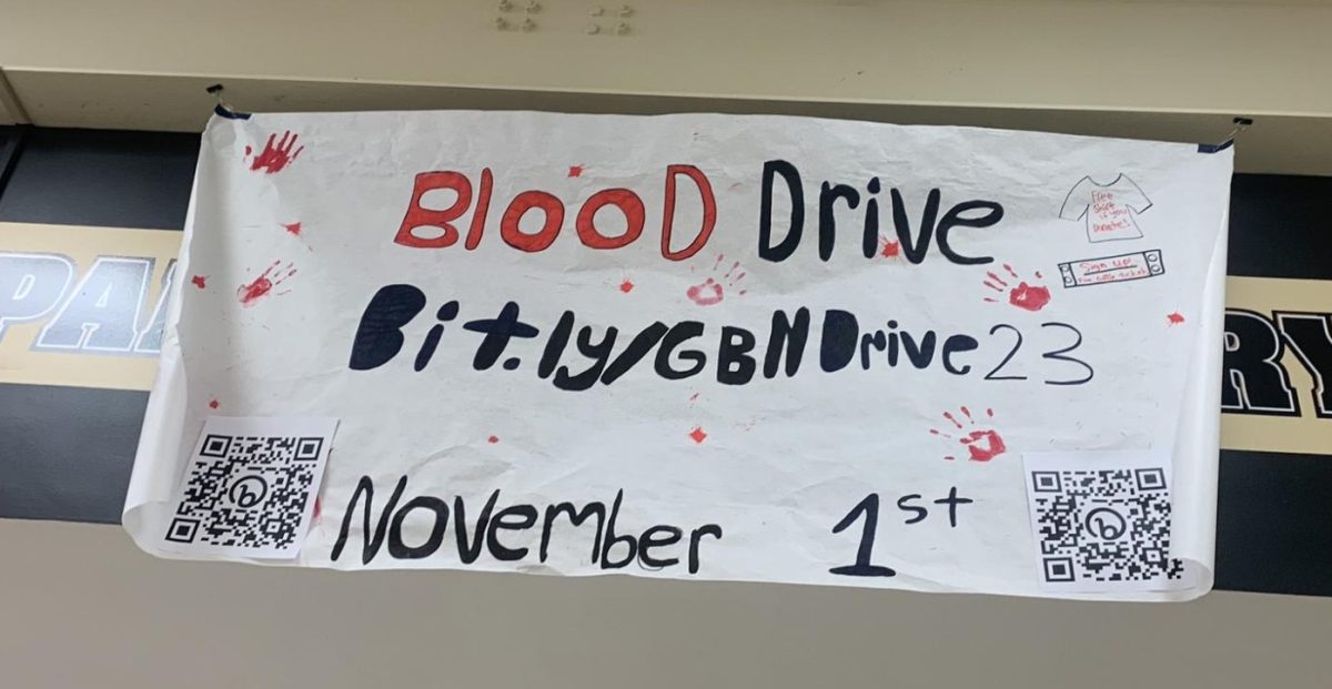 Glenbard North 2023 Blood Drive banner 