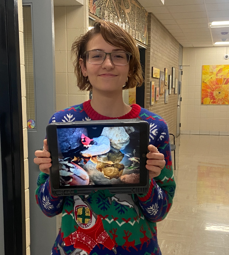 Keira shows her mesmerizing digital artwork!